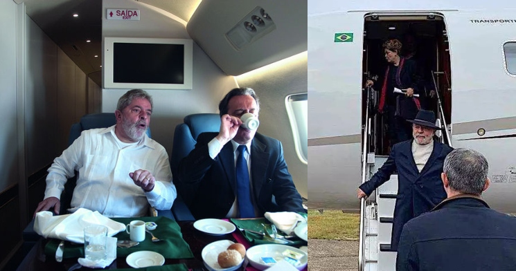 Com fundo eleitoral de meio bilhão de reais para o PT, Lula volta a ostentar em jatinhos