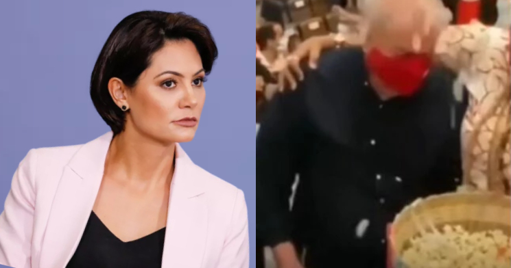 “Isso pode, né?”, desabafa primeira-dama Michelle sobre ‘banho de pipoca’ de Lula