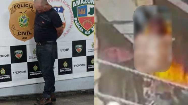 Criminoso que ateou fogo em lotérica no centro, já foi preso por tentar praticar o mesmo crime em loja de Manaus