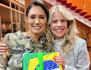 Karina Bacchi encontra primeira-dama Michelle Bolsonaro: “Momento de oração e comunhão”