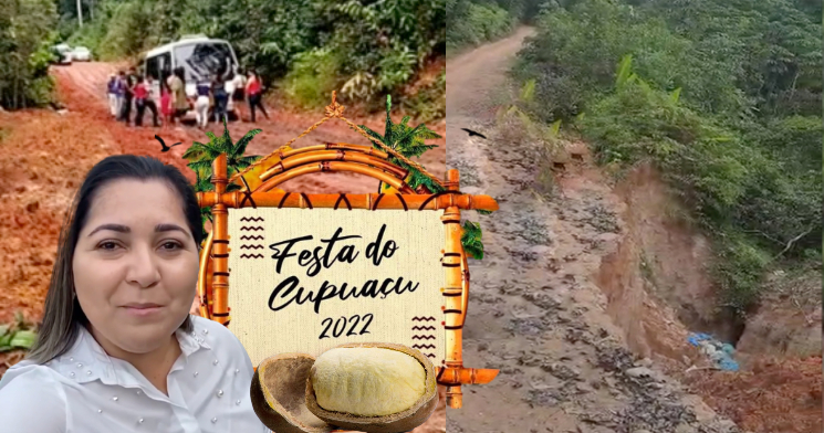 “Este ano, a festa do Cupuaçu vai virar a da buraqueira”, dizem moradores de Presidente Figueiredo