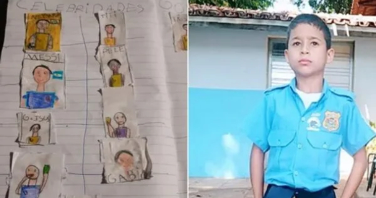 Artista Pop quer dar álbum da Copa para menino que desenhou figurinhas; saiba quem é