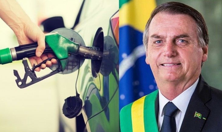 Após nova redução, presidente Bolsonaro diz que preço dos combustíveis deve reduzir ainda mais
