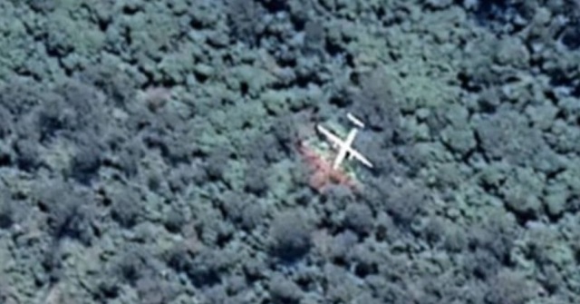 Google Maps revela foto misteriosa de Avião ‘fantasma’ no meio de floresta e intriga usuários; veja