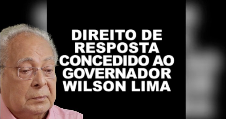 Após espalhar Fake News, Amazonino divulga direito de resposta de Wilson Lima na calada da noite