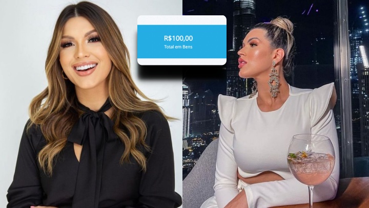 Caila Carim paga de ‘pobre coitada’ e declara apenas ter R$100 em patrimônio ao registrar candidatura