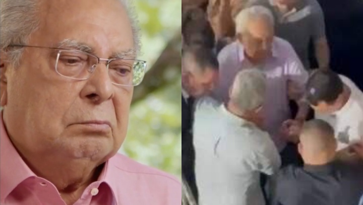 Com visível dificuldade para andar, Amazonino não deve ir às ruas durante a campanha