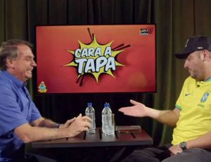 Mais um recorde no Youtube: “Cara a Tapa” com Bolsonaro atinge 450 mil espectadores ao vivo