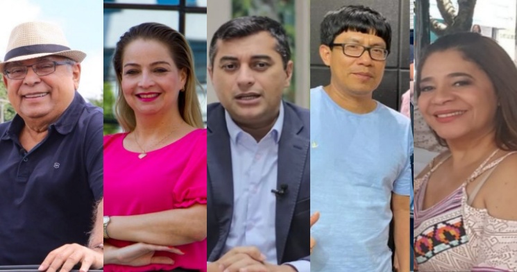 Confira agenda dos candidatos ao Governo do Amazonas para esta segunda-feira (29)