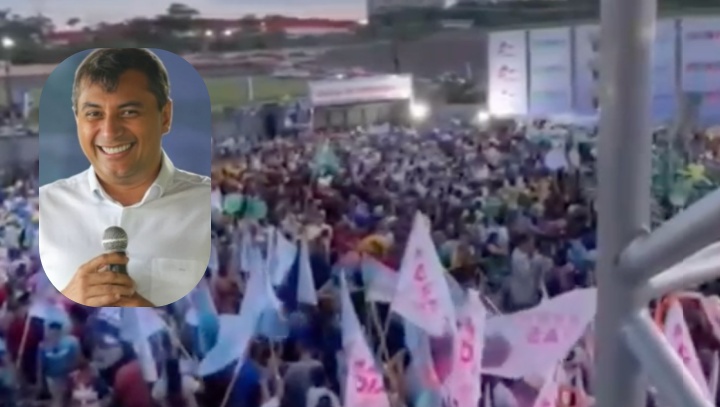 30 mil pessoas aplaudem Wilson Lima na maior convenção da história do Amazonas; veja vídeo