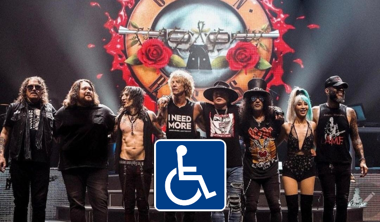 Justiça do Amazonas garante gratuidade para PCD’s em show do Guns N’Roses em Manaus
