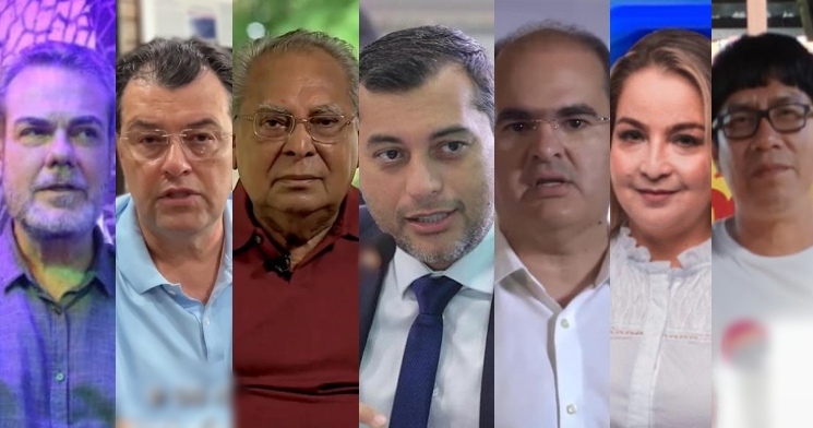 Confira a agenda dos candidatos ao governo do Amazonas para esta sexta-feira (26)