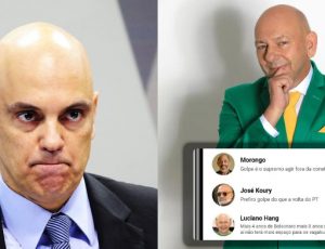 "Perseguição": Moraes se zanga com mensagens de Whatsapp e manda Polícia Federal agir contra Luciano Hang e outros empresários