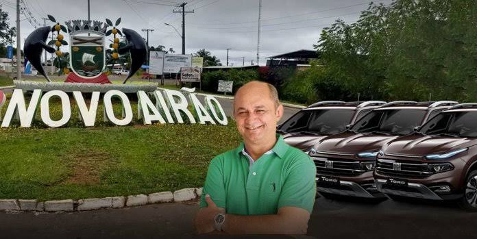 Prefeito de Novo Airão vai gastar mais de R$4 milhões com aluguel de veículos e motorista particular