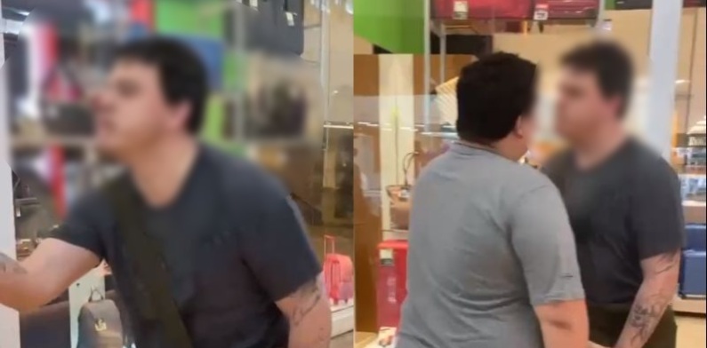 Valentão leva ‘pisa’ após ser flagrado batendo em namorada no Manauara Shopping; veja vídeo