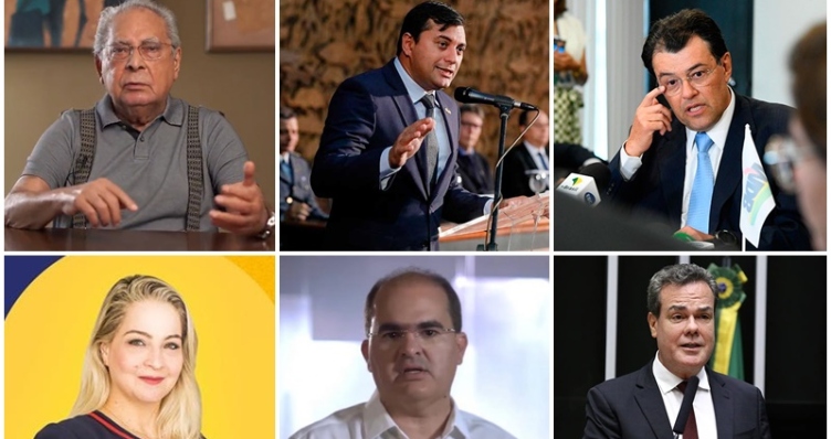 Confira a agenda dos candidatos ao Governo do Amazonas nesta quarta (21)