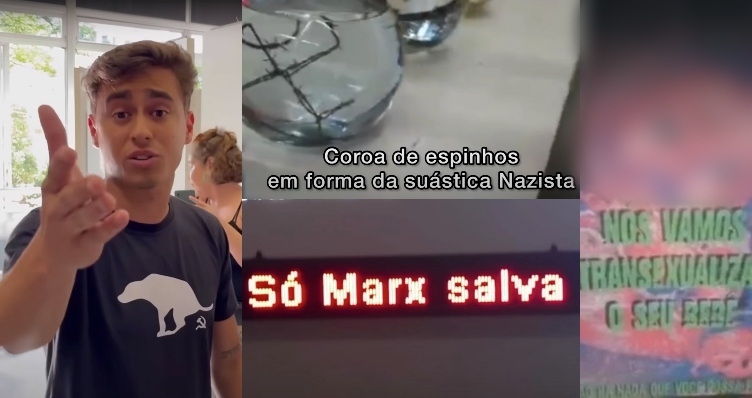 Após denúncia, exposições de “arte” que atacam cristãos e incentivam pedofilia são fechadas em Minas Gerais; veja vídeo