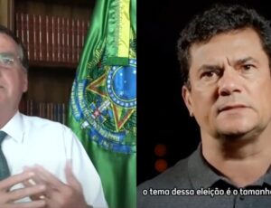 Presidente Bolsonaro repudia ação do PT e TSE contra ex-ministro Sérgio Moro: “Uma covardia o que fizeram com ele”; veja vídeo