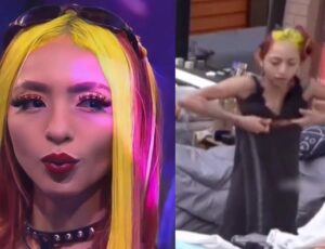 Ruivinha de Marte se descuida e acaba 'mostrando demais' em "A Fazenda 14"; veja vídeo