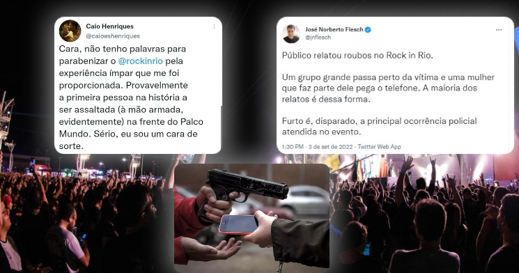 “Falta de segurança”: usuários no Twitter relatam furtos e até assalto à mão armada no Rock in Rio