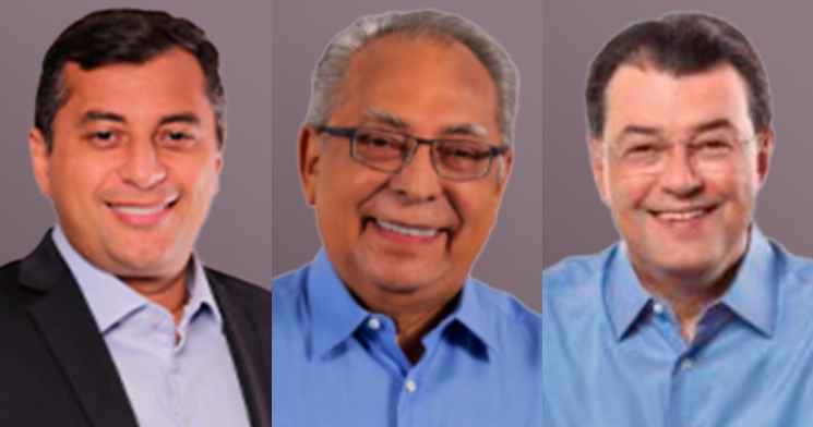 Wilson lidera com 34%; Amazonino 26%; e Braga 17%; mostra pesquisa Ipec para Governo do AM