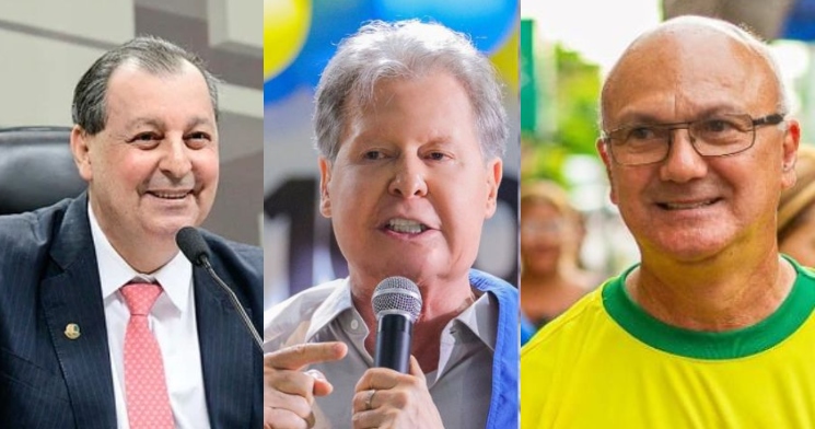 Pesquisa Ipec: Omar tem 30%, Arthur 23% e Menezes 22% das intenções para o Senado no AM