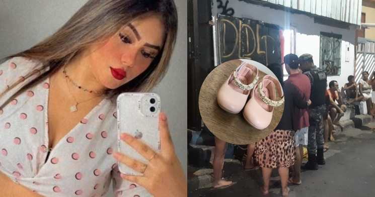 Morre bebê de mulher baleada em tiroteio na Compensa