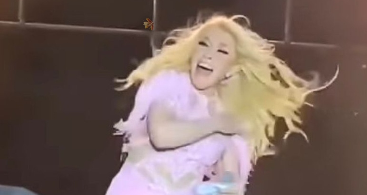 Barata voadora aparece durante show e cantora entra em desespero; veja vídeo