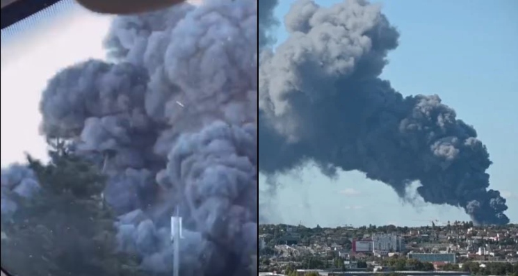 Fumaça nos céus da França: incêndio destrói maior mercado do mundo; veja vídeos