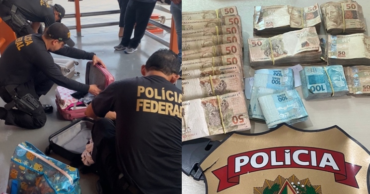 Operação eleições: Polícia Federal apreende R$ 78,6 mil em espécie no Porto de Tefé
