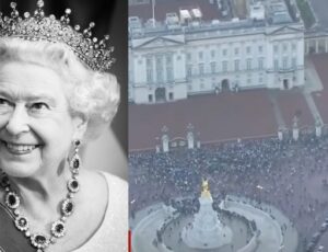 Reino Unido em luto: ingleses se reúnem em frente ao palácio de Buckingham após a morte da rainha Elizabeth II
