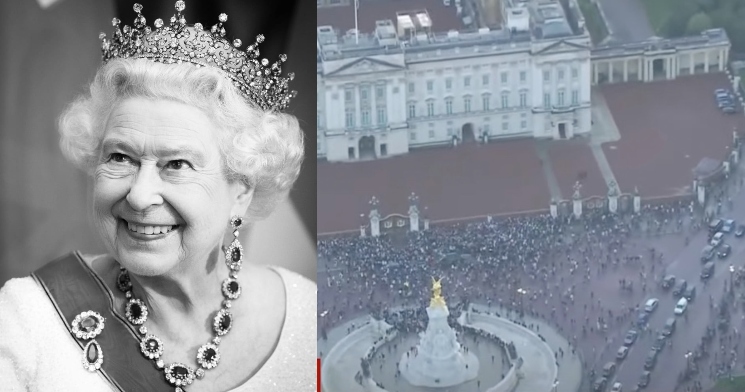Reino Unido em luto: ingleses se reúnem em frente ao palácio de Buckingham após a morte da rainha Elizabeth II