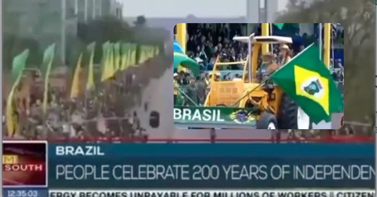 Continua repercutindo: 7 de setembro vira destaque na imprensa internacional e mostra força dos brasileiros