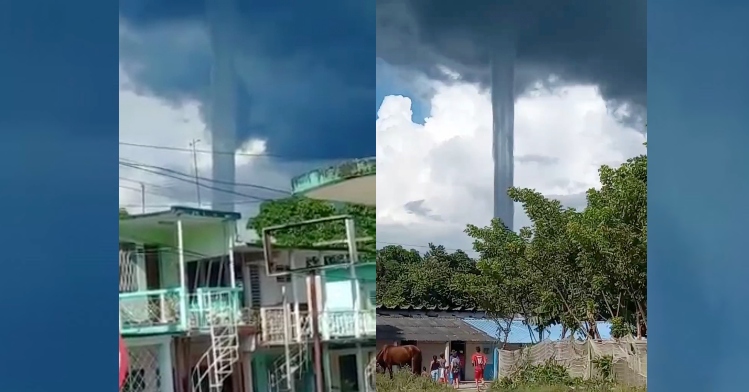 Tromba d’água é filmada por autoridades em cidade de Cuba: “assustador”, diz morador