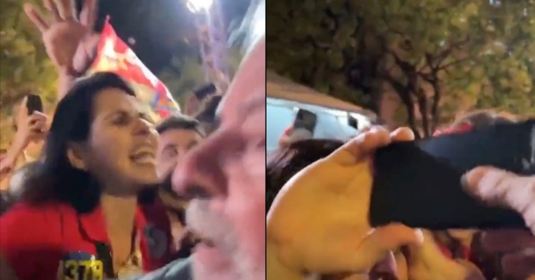 “Ironia do destino”: mulher vai realizar sonho de tirar foto com Lula e acaba tendo celular roubado; veja vídeo