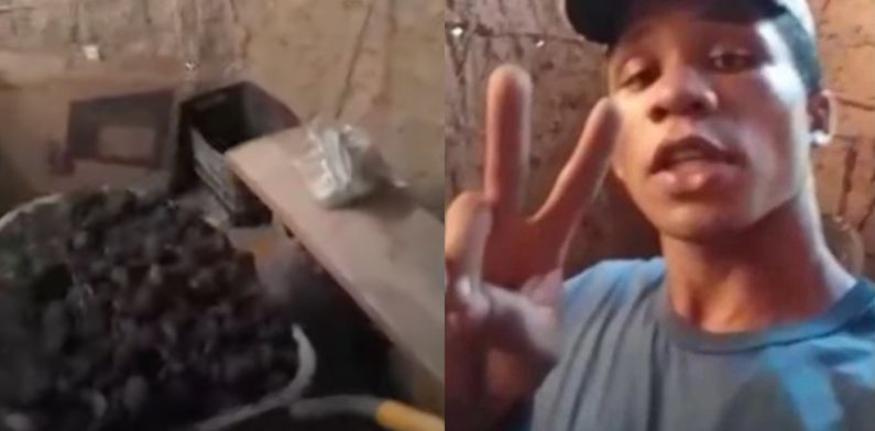 Membro de facção criminosa é preso após filmar e amarrar a própria mãe por briga de carvão; veja vídeo