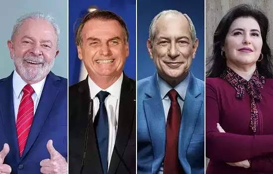 Confira a agenda dos candidatos à Presidência do Brasil para esta sexta-feira (30)