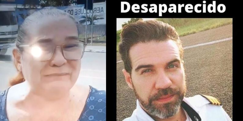 Mãe de piloto desaparecido há 20 dias no AM implora para autoridades: ‘ajudem a achar meu filho!’