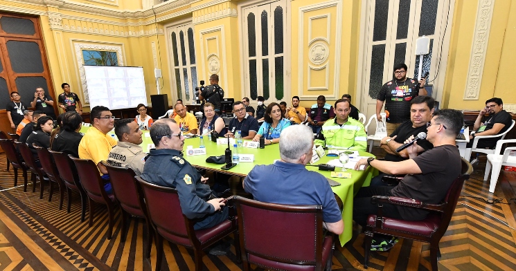 Prefeito David Almeida se reúne com a força-tarefa do #SouManaus Passo a Paço e destaca organização do evento