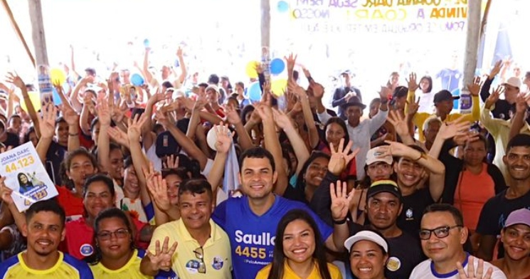 Coari e Tabatinga embarcam na campanha de Saullo Vianna rumo à Câmara Federal