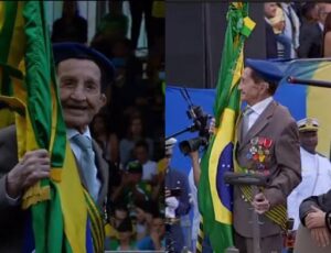 Herói da Segunda Guerra: com 105 anos, coronel Nestor marca presença no desfile da Independência do Brasil; veja vídeo
