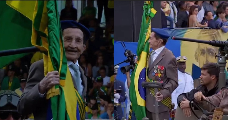 Herói da Segunda Guerra: com 105 anos, coronel Nestor marca presença no desfile da Independência do Brasil; veja vídeo