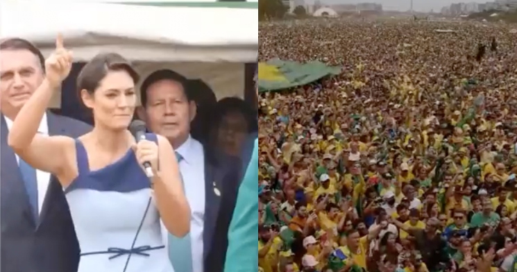 Primeira dama Michelle Bolsonaro dispara: “Essa nação é abençoada por Deus”; veja vídeo