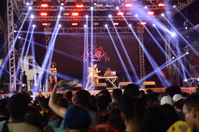“Estamos fascinadas por Manaus, que cidade incrível”, disseram as rappers Tasha e Tracie durante show no #SouManaus