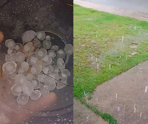 ‘Do nada’: enquanto Manaus registrava 30º, chuva de granizo atinge vários bairros de Manacapuru; veja vídeo