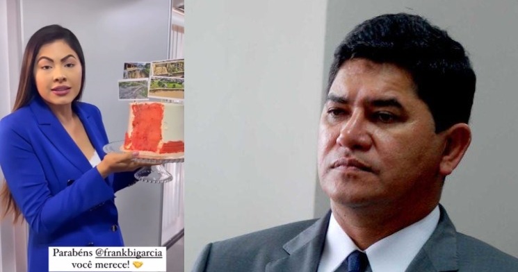 Debochada, vereadora parabeniza prefeito Bi Garcia com bolo destruído ‘igual ele deixou a cidade’; veja vídeo