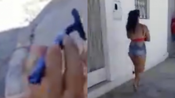 ‘Novinha’ que se gabava por ser amante de traficante ganha design de sobrancelha na marra; veja vídeo