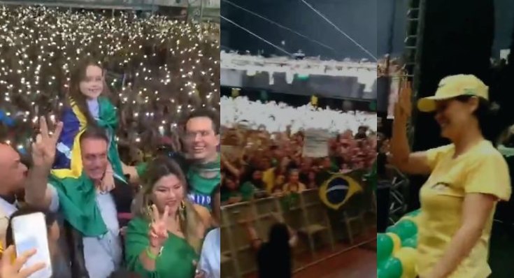“Podemos chegar a 70 milhões agora!”: Bolsonaro e Michelle reúnem público enorme no Piauí e Paraíba; veja vídeos