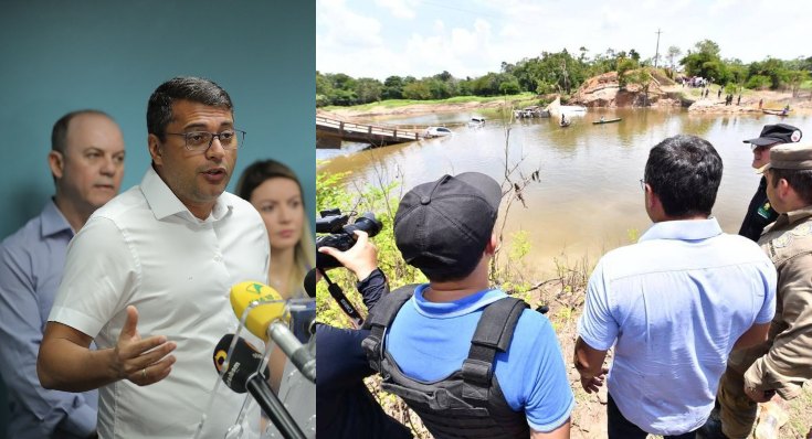 Wilson Lima apresenta ações de socorro para municípios afetados com desabamento de pontes na BR-319