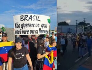 Venezuelanos em Roraima fazem apelo ao brasileiros: "Não votem no PT"; veja vídeo
